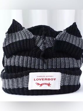 Deadstock Loverboy Horned Ear Beanie